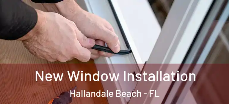  New Window Installation Hallandale Beach - FL