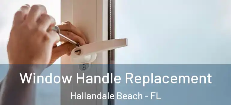  Window Handle Replacement Hallandale Beach - FL