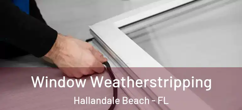  Window Weatherstripping Hallandale Beach - FL